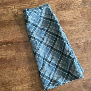 American Eagle Plaid Wool Skirt